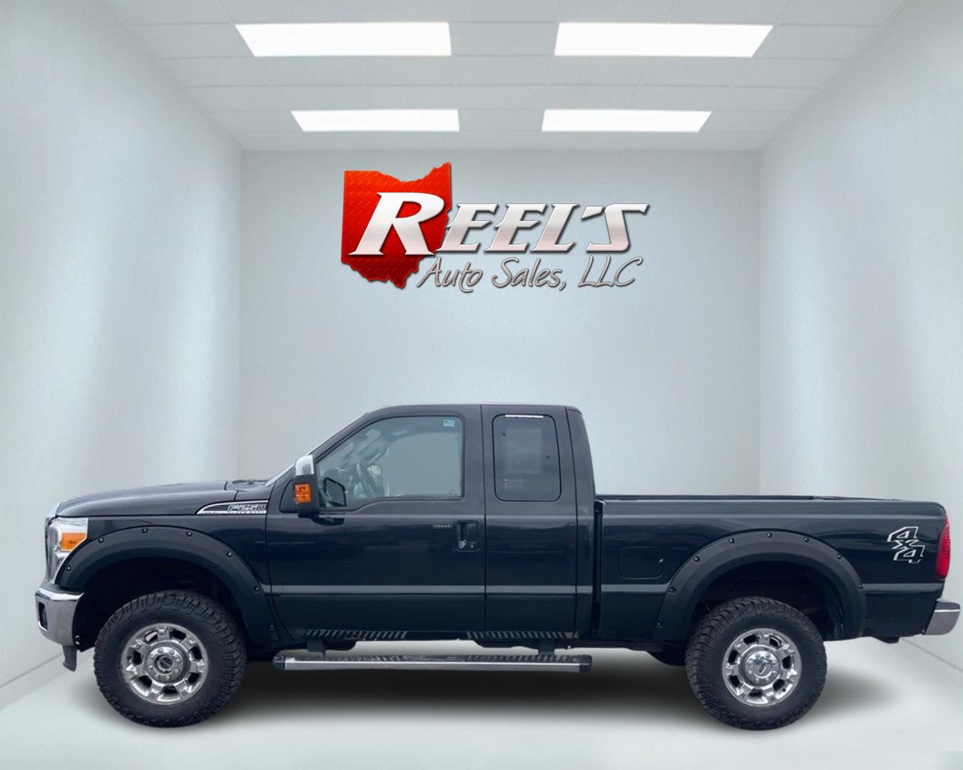 2015 Black /Black Ford F-250 SD Lariat SuperCab Long Bed 4WD (1FT7X2B63FE) with an 6.2L V8 OHV 16V FFV engine, 6-Speed Automatic transmission, located at 547 E. Main St., Orwell, OH, 44076, (440) 437-5893, 41.535435, -80.847855 - Photo#9